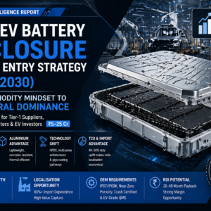 ev battery enclosures in india: the structural shift opportunity (where aluminium wins, giga casting fails (for now), and where margins actually exist)